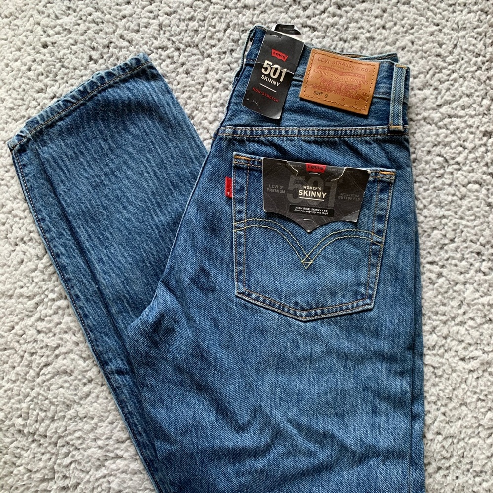 levi’s 501 skinny jeans